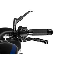 PUIG Clutch lever without adapter PUIG 3.0 24NNN extendable folding black/black egyéb motorkerékpár alkatrész