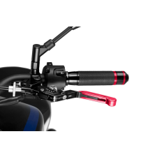 PUIG Clutch lever without adapter PUIG 3.0 24RNP extendable folding red/silver egyéb motorkerékpár alkatrész
