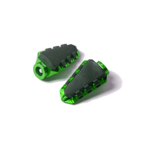 ﻿PUIG Footpegs without adapters PUIG TRAIL 7319V zöld with rubber egyéb motorkerékpár alkatrész