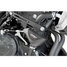 PUIG Frame sliders PUIG PRO 8590N black with grey rubber bukócső, bukógomba