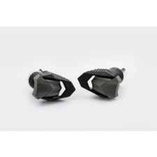 PUIG Frame sliders PUIG R19 5170N black with grey rubber bukócső, bukógomba
