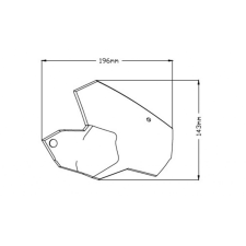 PUIG Handelbar deflector PUIG 1319W áttetsző motorkerékpár idom