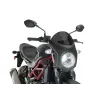PUIG Puig Carbon Look félidom Suzuki SV650 2016-tól, sötét szín Puig  Vázak, idomok, kiegészítők Szélvédők