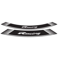 PUIG Rim strip PUIG RACING 5531B white set of 8 rim strips tankpad