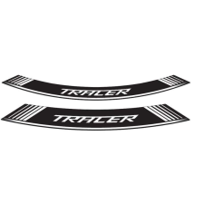 ﻿PUIG Rim strip PUIG TRACER 9293B fehér set of 8 rim strips tankpad