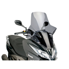 PUIG Robogó szélvédő Puig V-Tech Touring sötét füst, Kawasaki J300 szélvédő spoiler