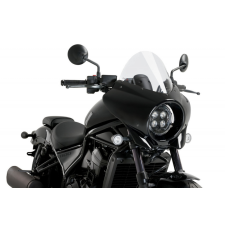 ﻿PUIG Semifairing PUIG MIRAGE 21461W áttetsző gloss black housing motorkerékpár idom