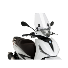 ﻿PUIG Szélvédő Puig Urban átlátszó / tiszta Piaggio Beverly 300, 400 azaz 2021-hez szélvédő spoiler