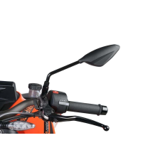 PUIG Visszapillantó tükör PUIG RS2 FAIRING FITTING 7353N fekete bal motorkerékpár visszapillantó