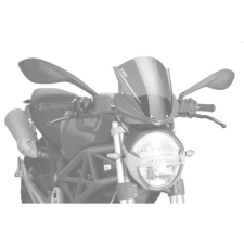 PUIG Windscreen PUIG RACING 5650W áttetsző bukósisak
