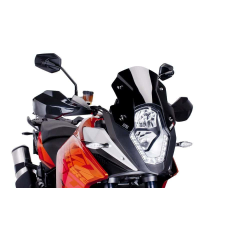 PUIG Windscreen PUIG RACING 6847N fekete bukósisak