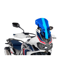 PUIG Windscreen PUIG RACING WITH SUPPORT + PROTECTION 9155A kék bukósisak