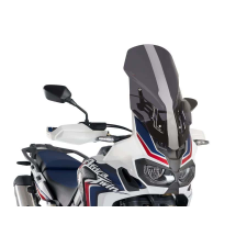 ﻿PUIG Windscreen PUIG TOURING WITH SUPPORT + PROTECTION 9156F dark smoke bukósisak
