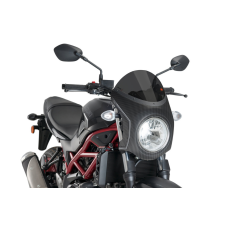 PUIG Windshield PUIG RETRO SEMI-FAIRING 3170F dark smoke carbon look egyéb motorkerékpár alkatrész