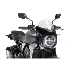 PUIG Windshield PUIG SEMI-FAIRING 3143W carbon look áttetsző bukósisak