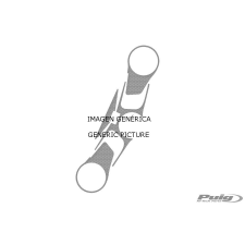 ﻿PUIG Yoke protector PUIG NAKED 3649U szürke tankpad