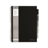 Pukka pad Black project book spirálfüzet A4, vonalas, 125 lap fekete (SBPROBA4) (SBPROBA4)
