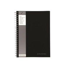 Pukka pad Black spirálfüzet A4, vonalas, 80 lap fekete (SBWRULA4) (SBWRULA4) füzet