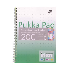 Pukka pad Irlen Jotta Green spirálfüzet A4, vonalas, 100 lap (IRLJOTA4(GREEN)) füzet