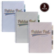 Pukka pad Project Book Haze A4 PP 200 oldal vonalas spirálfüzet (A15557081) füzet