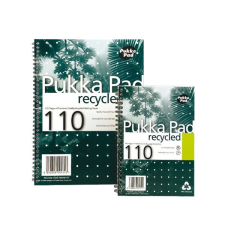 Pukka pad Recycled A4 110 oldalas vonalas spirálfüzet füzet