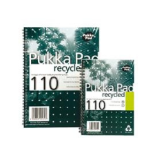 Pukka pad Recycled A5 110 oldalas vonalas spirálfüzet (A15572021) füzet