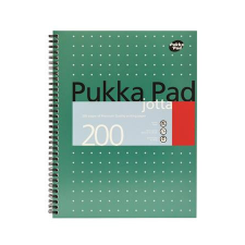 Pukka pad Spirálfüzet, A4+, kockás, 100 lap, PUKKA PAD, &quot;Metallic Jotta&quot; füzet