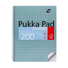 Pukka pad Spirálfüzet, A4+, pontrácsos, 100 lap, PUKKA PAD "Metallic Jotta" füzet