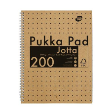 Pukka pad Spirálfüzet, A4, vonalas, 100 lap, PUKKA PAD "Jotta Kraft" füzet