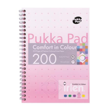 Pukka pad Spirálfüzet, A5, vonalas, 100 lap, PUKKA PAD Irlen Jotta Rose (PUPIRJA5R) füzet