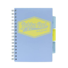 Pukka pad Spirálfüzet, A5, vonalas, 100 lap, PUKKA PAD Pastel project book, vegyes szín (PUP8631V) gyűrűskönyv