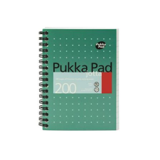 Pukka pad Spirálfüzet, A6, vonalas, 100 lap, PUKKA PAD, "Metallic Jotta" füzet