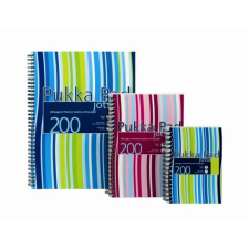 Pukka pad Spirálfüzet, A6, vonalas, 100 lap, PUKKA PAD "Stripe Jotta" füzet