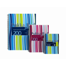 Pukka pad Spirálfüzet, A6, vonalas, 100 lap, PUKKA PAD "Stripe Jotta" füzet