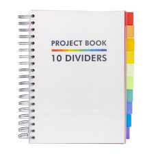 Pukka pad Spirálfüzet, b5, vonalas, 200 lap, pukka pads "white project book", fehér 9603-pb füzet