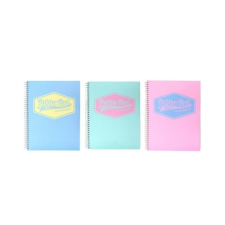 Pukka Spirálfüzet Pukka Pastel A/4 100 lapos vonalas füzet