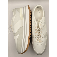  Pull and Bear bőr platformos sportcipő