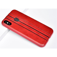Puloka Elegant prémium hátlaptok Apple iPhone X, vörös tok és táska