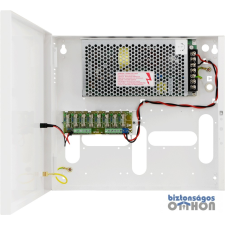 Pulsar PSDC08128T Dobozolt tápegység kamerákhoz 8x1A szünetmentes áramforrás