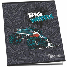 Pulse Füzet, tűzött, A5, kockás, 52 lap, PULSE "Boys" füzet