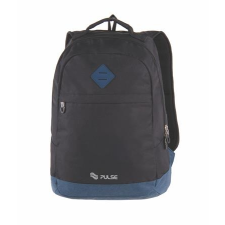 Pulse Hátizsák, notebook tartóval, PULSE  Bicolor , fekete-kék iskolatáska