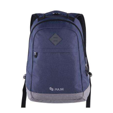 Pulse &quot;Bicolor&quot; kék-szürke hátizsák notebook tartóval iskolatáska