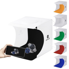 PULUZ Fotódoboz, Tárgysátor - 23x23cm összecsukható LED Fotobox tárgysátor