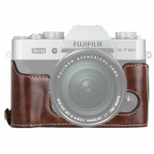 PULUZ Fujifilm X-T10 / X-T20 PU Bőr Védőtok (Barna) objektív tok