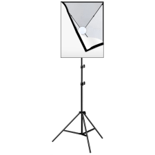 PULUZ PU5070EU Stúdió készlet Softbox LED 50x70cm állvány LED izzó tárgysátor