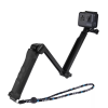 PULUZ PULUZ SPORTKAMERA SZELFIBOT ÖSSZECSUKHATÓ KAR 63CM TRIPOD ÁLLVÁNY FUNKCIÓ DJI/GoPro SPORTKAMERÁKHOZ FEKETE