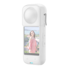PULUZ szilikon védő tok az Insta360 X4 készülékhez (fehér) sportkamera kellék