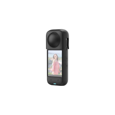 PULUZ szilikon védőtok Insta360 X4 készülékhez (fekete) sportkamera kellék