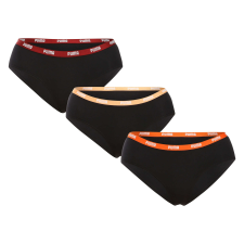 Puma 3PACK fekete Puma női alsók (503007001 007) S női alsó
