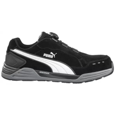 Puma 644651 PUMA Védőcipő (41) - AirTwist Black Disc Low S3 ESD HRO SRC munkavédelmi cipő